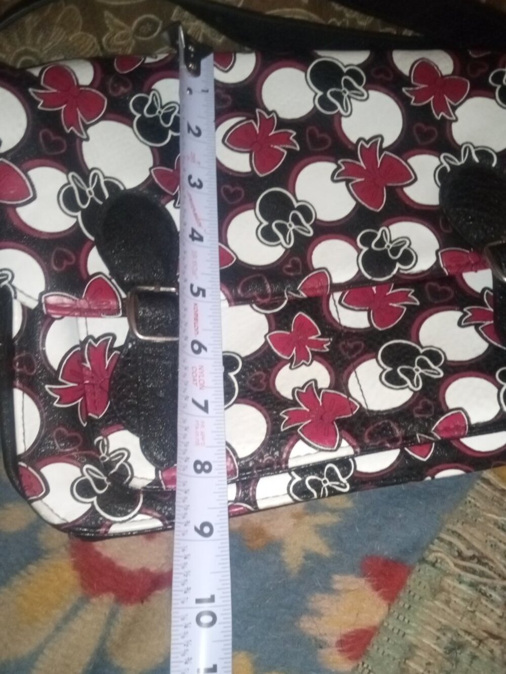 Disney Parks Minnie Mouse Messenger Crossbody Purse - Picture 9 of 10